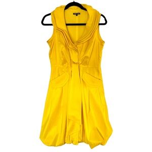 Samuel Dong Triple Wired Collar Sleeveless Bubble Cocktail Dress in Size Small